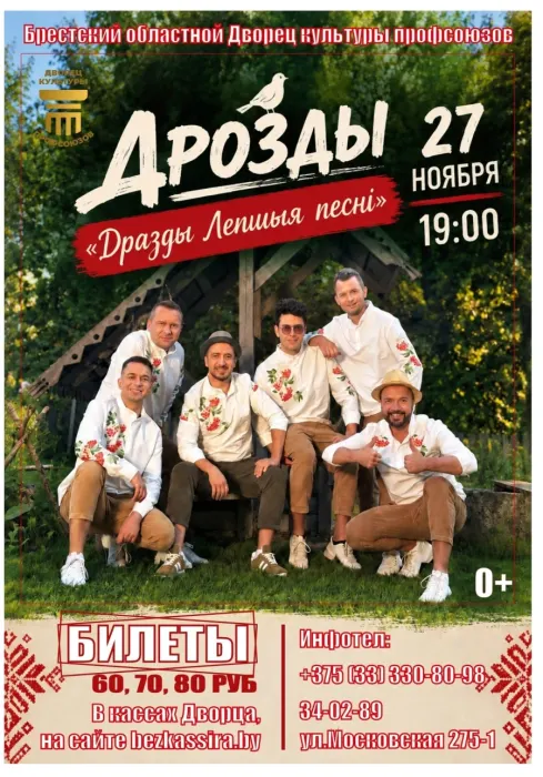 Концерт группы Дрозды
