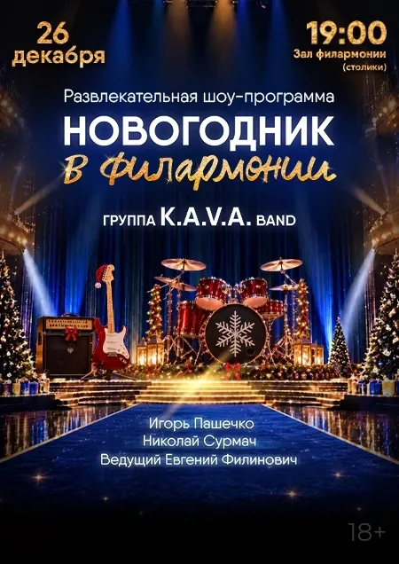 Новогодник в филармонии. Группа "K.A.V.A. band"